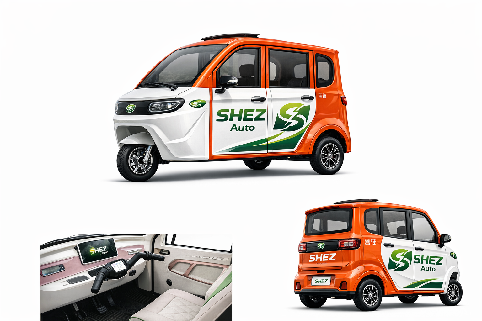 SHEZ Electric Auto logo mark